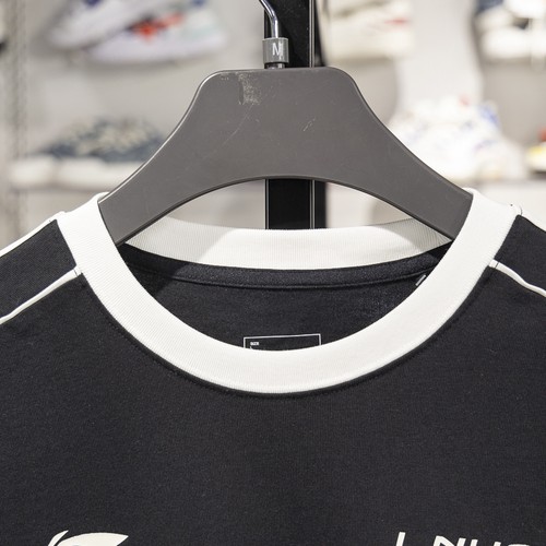 李宁短袖T恤情侣2024夏季男女冰丝美式宽松圆领运动上衣AHSU657 - 图3