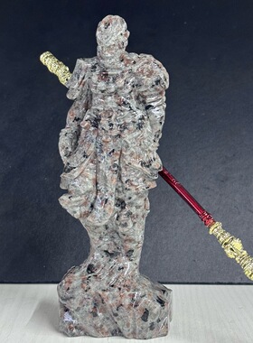 厂家批发天然水晶火焰石黑神话·悟空家居摆件办公室装饰品