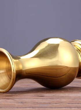 圆通厂价直供铜光身花瓶供佛观音家居用品水瓶插花铜器摆件批发