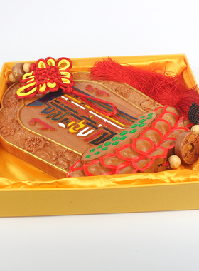 桃木彩绘十相自在桃木