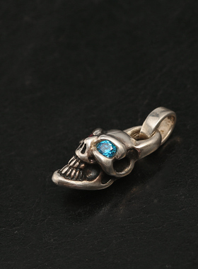 bwl925纯银手工骷髅吊坠