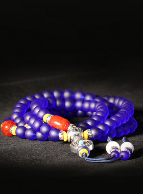 藏传琉璃药师佛佛像摆件