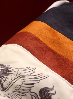 藏式佛堂装饰帷幔供奉彩色龙纹胜利幢带穗胜幢番幢幡宝幢家用用品