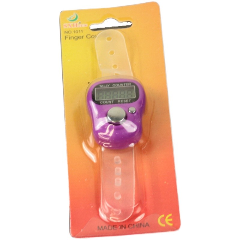 手指计数器电子数显手指戒指型 迷你单通道电池款记数LED可视屏 - 图3