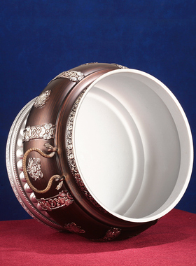 藏式民族风合金糌粑盒家用摆件