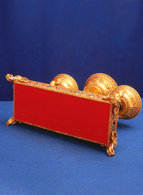 树脂充电子酥油灯彩珠镶嵌室内