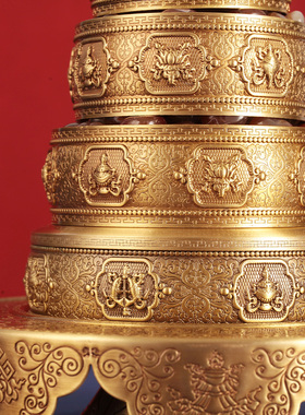 八吉祥曼茶罗七珍宝曼达盘基盘