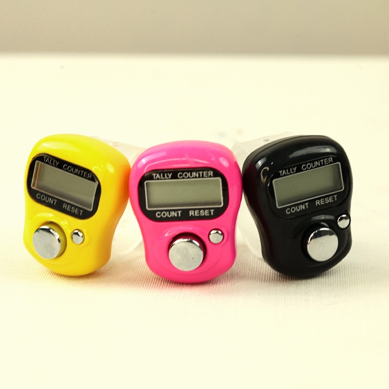 手指计数器电子数显手指戒指型 迷你单通道电池款记数LED可视屏 - 图1