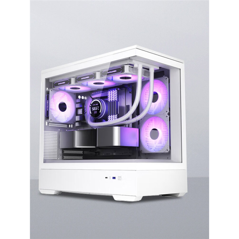 DIY组装电脑台式主机海景房定制双路e5游戏家用渲染设计直播高配