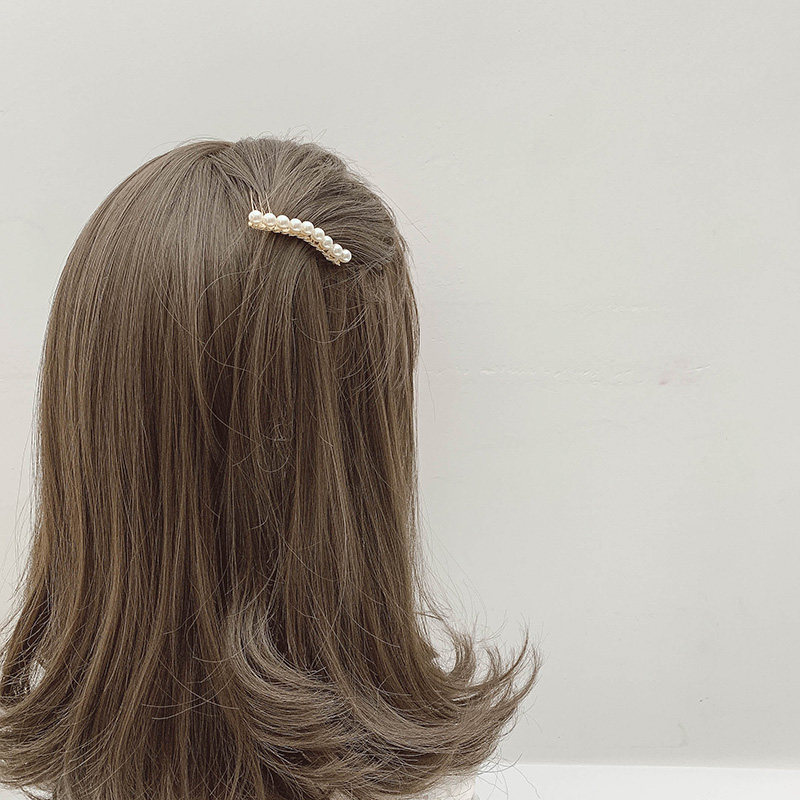 倒插珍珠无痕发夹发梳成年少女网红刘海夹韩国插梳边夹发卡头饰,淘宝优惠券,粉丝福利购,淘宝优惠卷