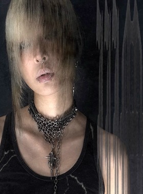 IIMIII暗黑十字架项链