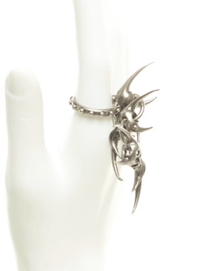 iiimiii黄铜镀银暗黑戒指