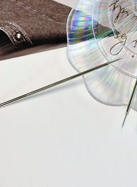 可绮双头暗疮针粉刺针黑头闭口粉刺细按压圈不锈钢