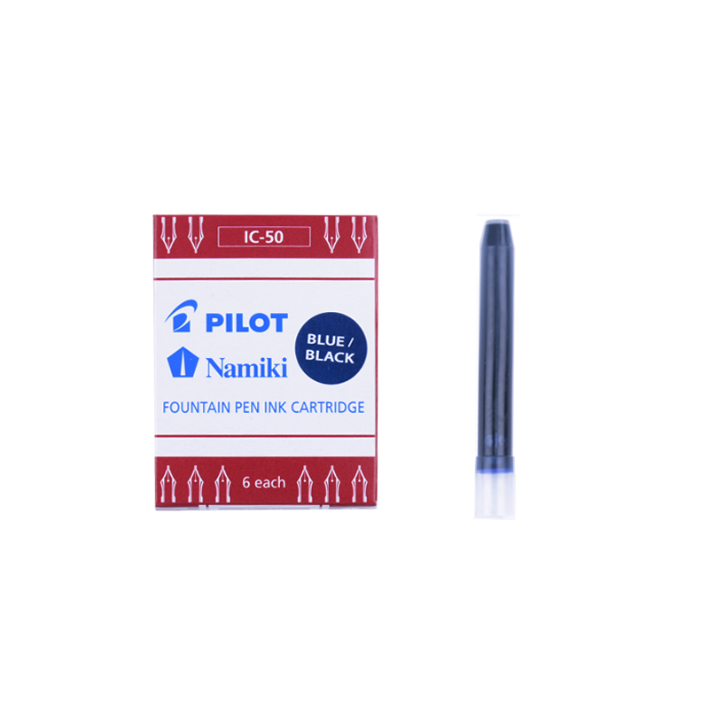 日本pilot百乐IC-50一次性墨囊 墨胆贵妃/78g/88g/笑脸钢笔用6支 - 图1
