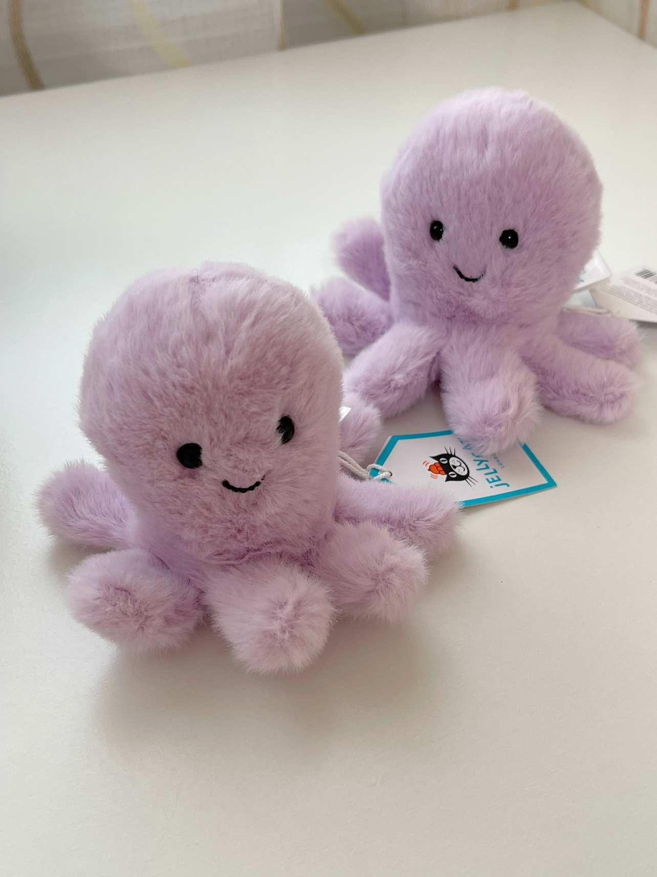 jellycat正品美代fluffy海洋系列绝版章鱼小鲸鱼毛绒玩偶陪伴公仔 - 图2