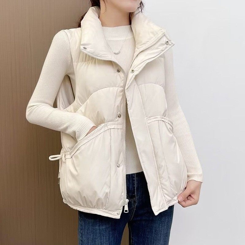 无袖棉服羽绒马甲马夹女外穿内搭春冬坎肩加厚外套棉背心上衣内胆,淘宝优惠券,粉丝福利购,淘宝优惠卷