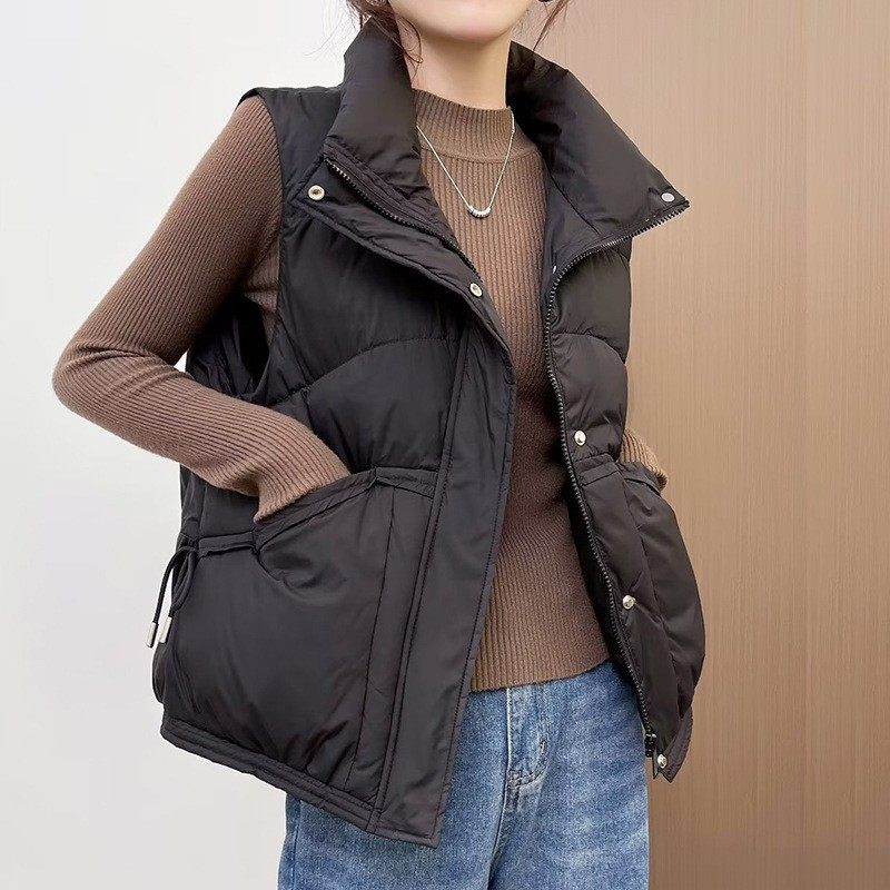 无袖棉服羽绒马甲马夹女外穿内搭春冬坎肩加厚外套棉背心上衣内胆,淘宝优惠券,粉丝福利购,淘宝优惠卷