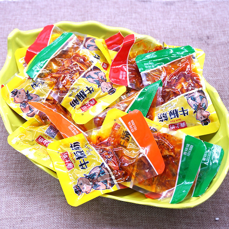 尚上坊牛板筋散装500g牛肉干辣条 蜀乐活食品牛肉类