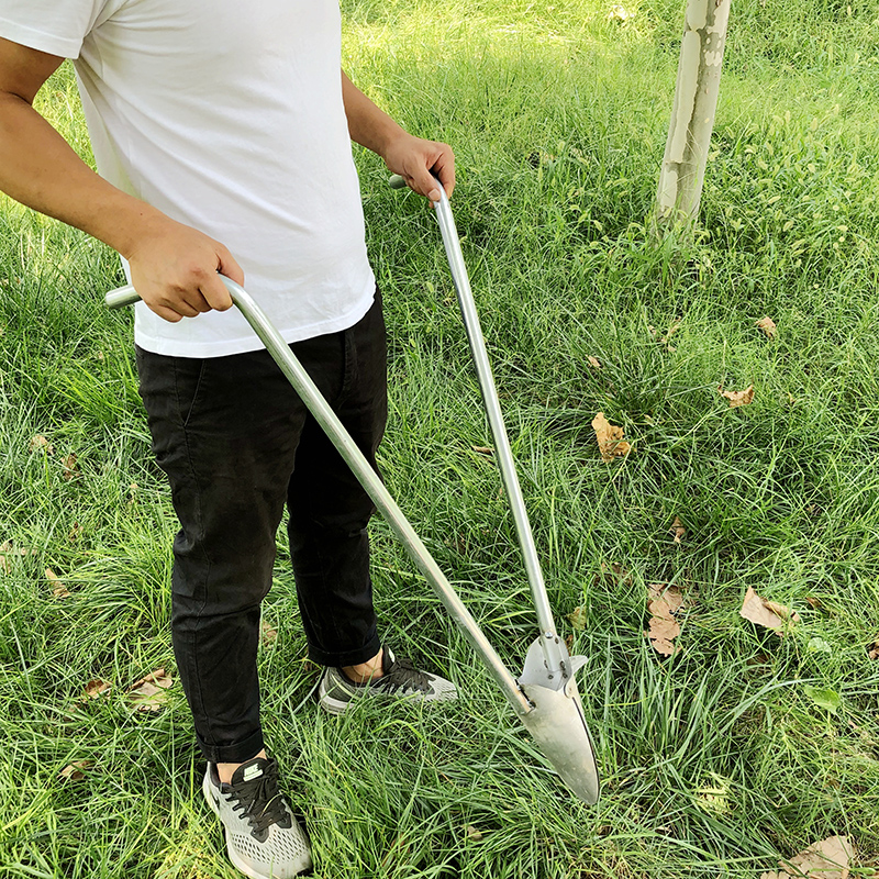 多功能栽苗神器移苗器打孔打洞移栽机农用地膜种植工具玉米移苗器-图2