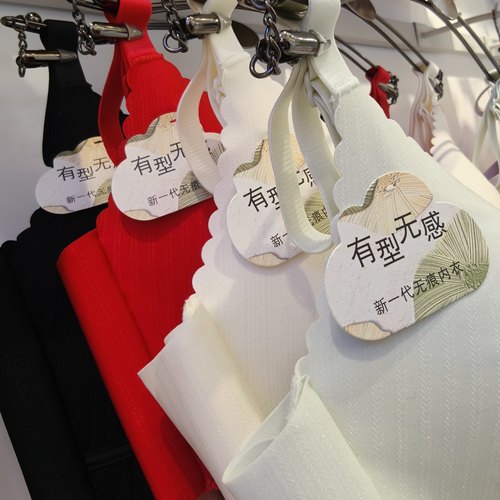 莲娜姬173AB中薄杯少女舒适小胸无痕舒适上托内衣提拉聚拢文胸 - 图0