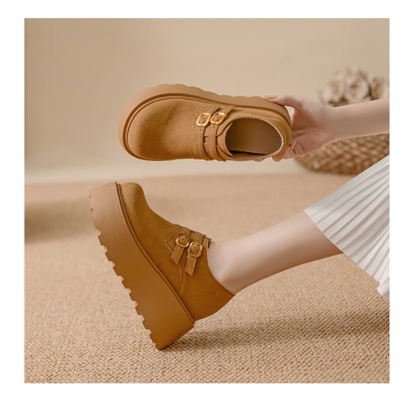 内增高勃肯鞋厚底小个子10cm女士冬季绝美33342025新款乐福鞋加绒,淘宝优惠券,粉丝福利购,淘宝优惠卷