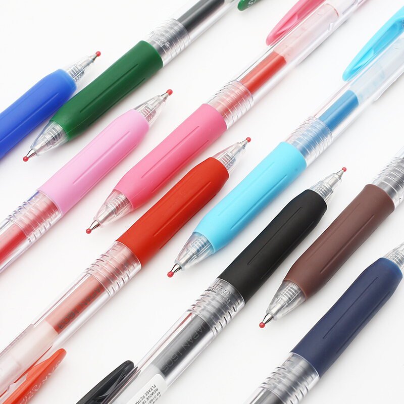 日本ZEBRA斑马JJ15 0.5彩色按动中性笔水笔JJS15学生用签字笔0.4m - 图0