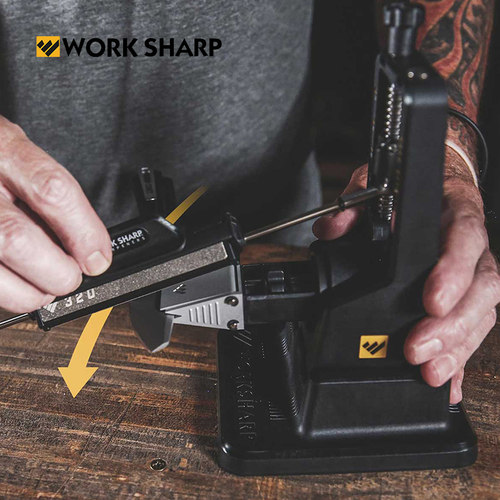 美国进口worksharp手动磨刀石定角磨刀器磨刀棒刀剑厨刀开刃工具 - 图1