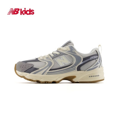 Newbalance nb官方童鞋 4-7岁中童秋季新品粉蓝色避震运动鞋530E