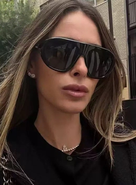 欧美复古玳瑁大框防紫外墨镜