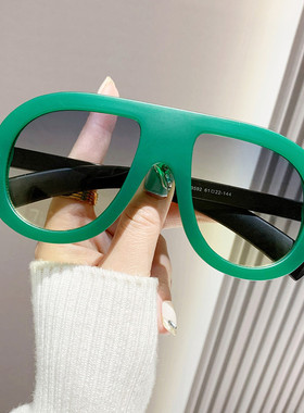 遮阳超大框欧美风飞行员太阳眼镜
