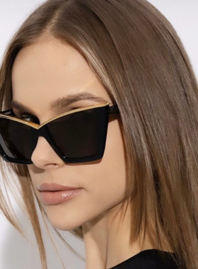 三角个性猫眼大气欧美墨镜防晒