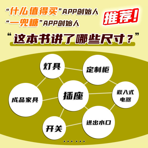 装修常用数据手册:空间布局和尺寸尤呢呢著空间布局室内设计工程学尺寸资料手册 装修尺寸数据图例家装设计室内装潢装饰 - 图0