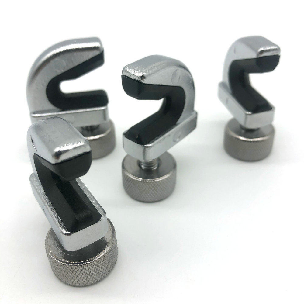 穿线机 拉线机工具配件羽毛球拍专用夹拍器不堵孔- 固定k夹 u形夹