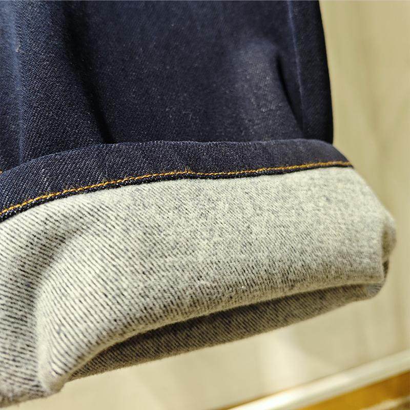 爱美妈咪秋冬韩版直筒宽松棉牛仔裤薄绒保暖柔软孕妇阔腿裤65G408,淘宝优惠券,粉丝福利购,淘宝优惠卷