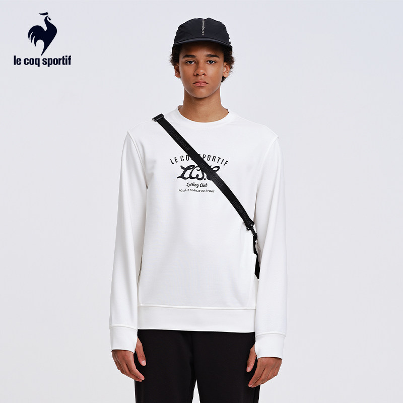 【骑行】乐卡克法国公鸡春秋季男子针织圆领卫衣透气轻盈套头衫,淘宝优惠券,粉丝福利购,淘宝优惠卷