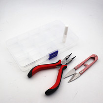 Kit Jewelry Pliers Containing Box Small Scissors Diy Make Pure Silver Jewelry Product Processing Suit Handbent Small Circle