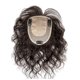 Cover gray hair with hair extensions on the top of the head for real hair and curly hair