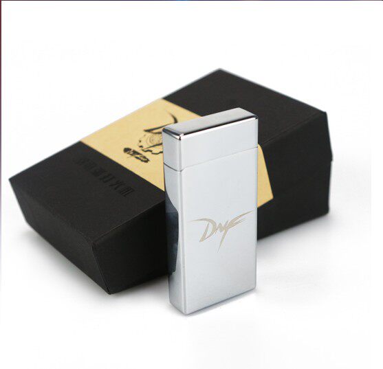 DNF正品圣耀打火机  双电弧充电打火机 起源火机 USB接口感应灯光