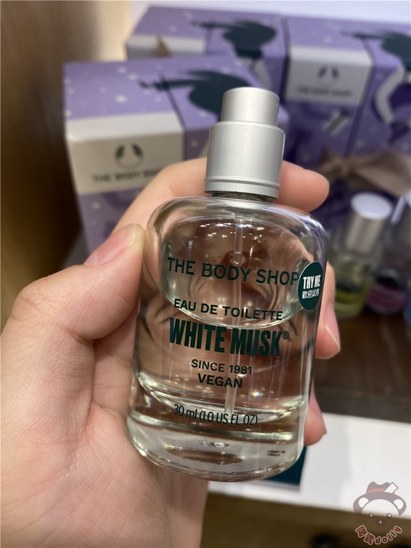 THE BODY SHOP白麝香香水女香white musk 30ML/60ML韩剧鬼怪同款-图0