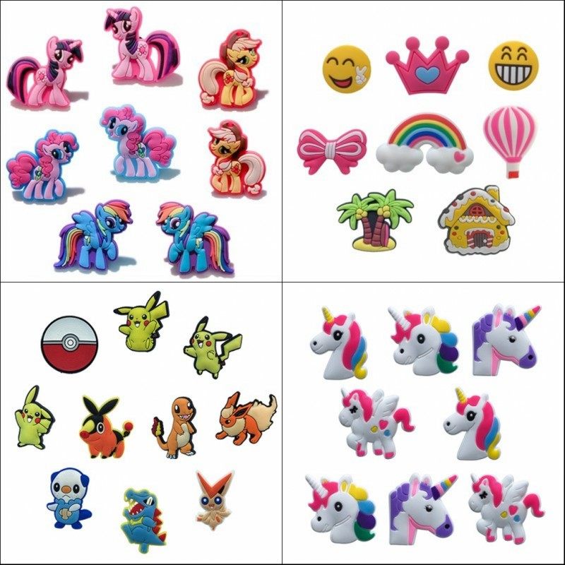 洞洞鞋鞋花可爱卡通PVC鞋上装饰品可拆卸配件凉拖鞋鞋扣花配饰品,淘宝优惠券,粉丝福利购,淘宝优惠卷