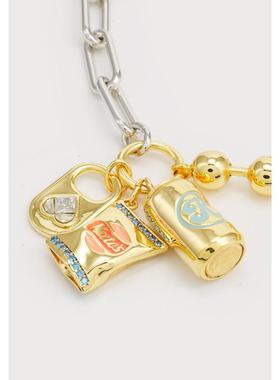 代购kate spade NEW YORK女士手链时尚个性潮流百搭金色银色多色