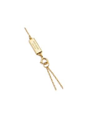 代购kate spade NEW YORK女士项链优雅简约闪耀精致金色圆形吊坠