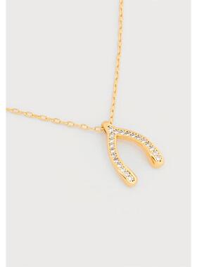 代购kate spade NEW YORK女士项链简约优雅精致时尚金色抛光表面