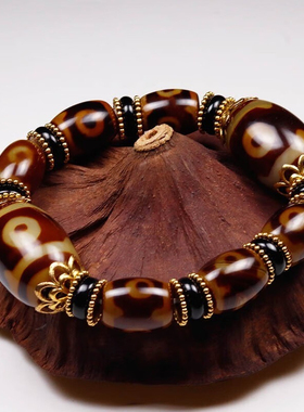 三九天珠手串玛瑙玉髓民族风西藏