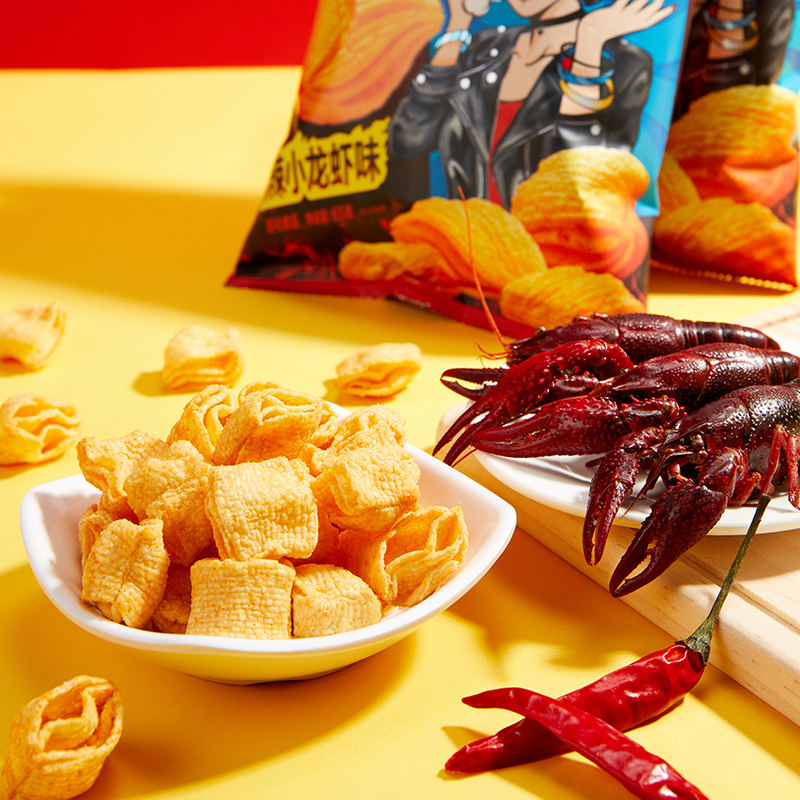 好丽友浪里个浪四层脆波浪玉米薯片6袋零食小吃休闲食品小龙虾味,淘宝优惠券,粉丝福利购,淘宝优惠卷