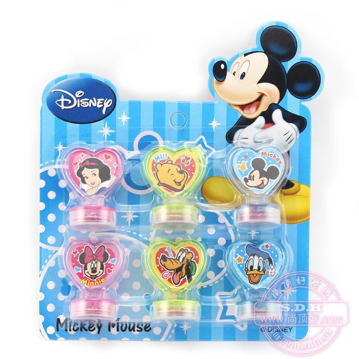 儿童卡通印章玩具手柄可爱印泥套装教师奖励,淘宝优惠券,粉丝福利购,淘宝优惠卷