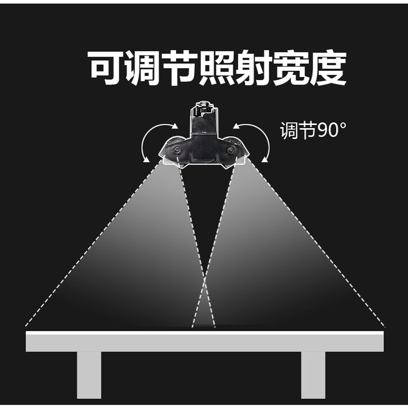 【超亮货架灯】80w商用轨道灯led射灯140w超市商场货架照明导轨灯-图1