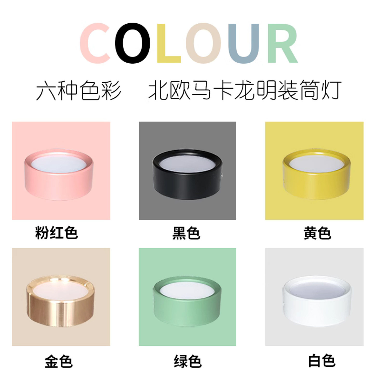 超薄明装筒灯迷你3W小吸顶灯12W免开孔led天花灯5W过道灯7W飘窗灯,淘宝优惠券,粉丝福利购,淘宝优惠卷