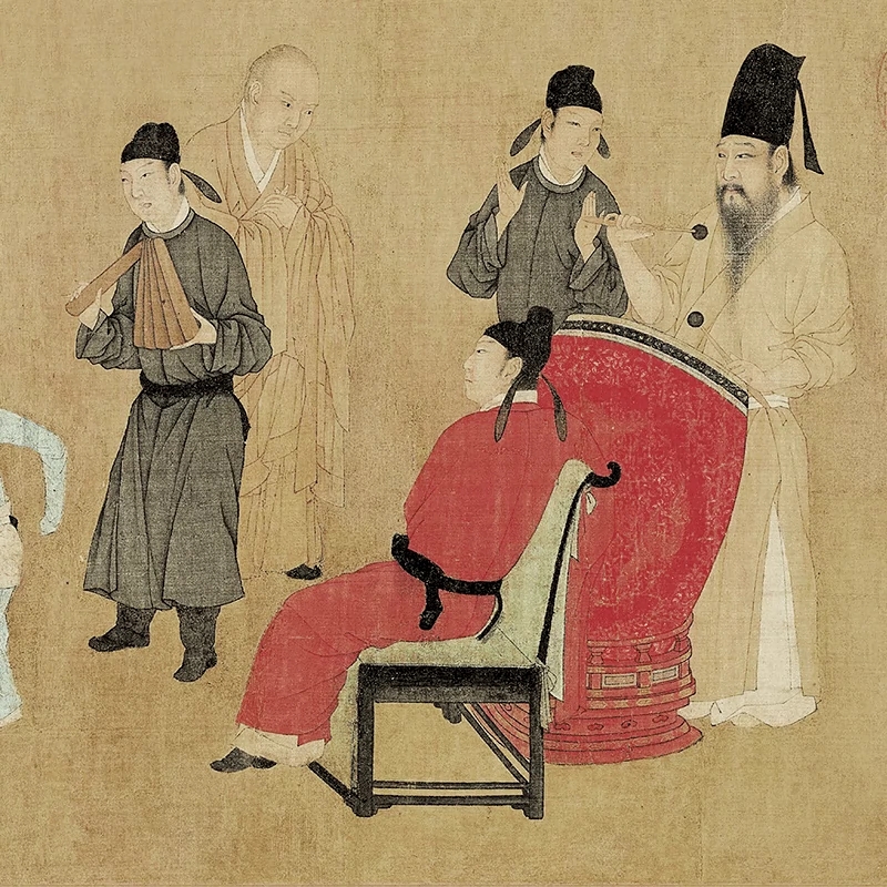 中国画手卷临摹范本 五代·顾闳中·韩熙载夜宴图 国画临摹画册绘画书籍 五代中国工笔人物画 江西美术出版社 - 图1