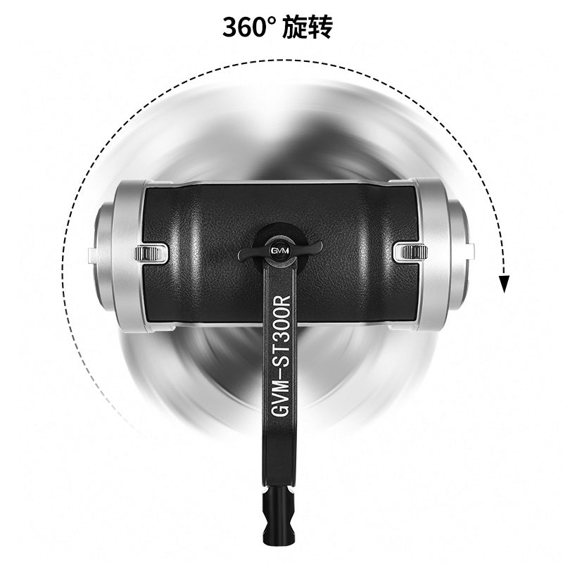 GVM300W双头摄影灯补光灯led专业室内主播直播间影视摄影棚拍照灯 - 图0